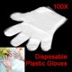 thumbnail image 1 of 100 guantes desechables Pe manopla para jardín hogar restaurante barbacoa platos lavado, 1 of 5