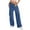 Blue, variant on Women's Casual Pants High Waisted Wide Leg Sweatpants With Pockets Comfortable Soft Athletic Joggers For Everyday Wear