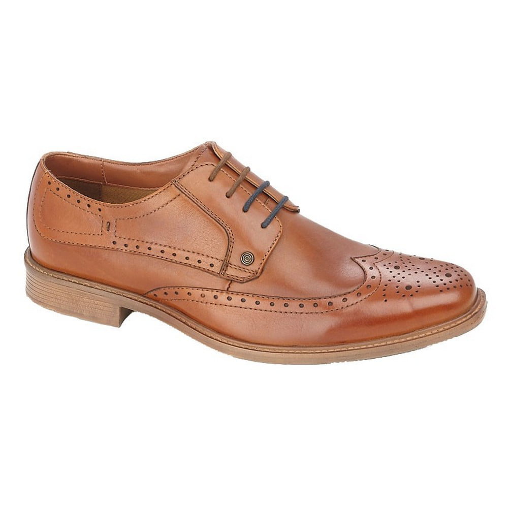 Mens Lambretta Casual Smart Formal Lace Up Oxford Brogues Work Office Shoes Size