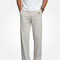 thumbnail image 2 of HOMADLES Men's Ice Silk Joggers Quick Dry Solid Color Side Pockets Casual Pants Lightweight Breathable Stretch Hiking Pants Khaki Size L, 2 of 2