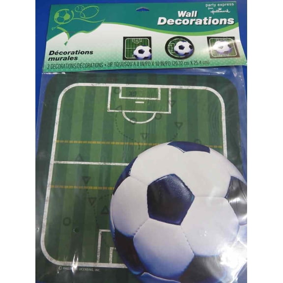 Heads Up Soccer Football Sports Banquet Birthday Party Cutout Wall Decorations