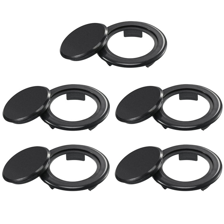 5 Sets Umbrella Table Hole Plug with Cap Standard Size Hole Ring and Cap