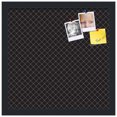thumbnail image 2 of PinPix 15x15 Custom Cork Bulletin Board Black Diamond Poster Board Has a Fabric Style Canvas Finish, Framed in Black Diamond, by ArtToFrames (PinPix-120), 2 of 6