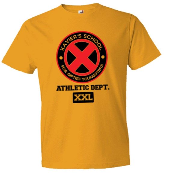 PleaseMeTees™ Mens Professor X Xaviers School Athletic Alumni HQ Tee