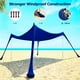 thumbnail image 4 of Carpa de playa COMMOUDS, toldo resistente al viento, 3 x 3 m, UPF50+, 4 of 7