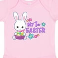 thumbnail image 4 of Inktastic My 1st Easter with Bunny and Easter Basket Girls Baby Bodysuit, 4 of 5