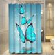 thumbnail image 2 of 2025 Blue Butterfly Shower Curtain for Bathroom, Shower Curtain 12PCS Hooks Bathroom Accessories, 2 of 4