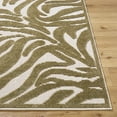 thumbnail image 2 of Hauteloom Keto Living Room, Bedroom Machine Washable Area Rug - Contemporary - Olive, Off White - 5' x 7'2", 2 of 6