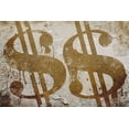 thumbnail image 2 of Prime, Marcus 18x13 White Modern Wood Framed Museum Art Print Titled - Dollar Signs, 2 of 4