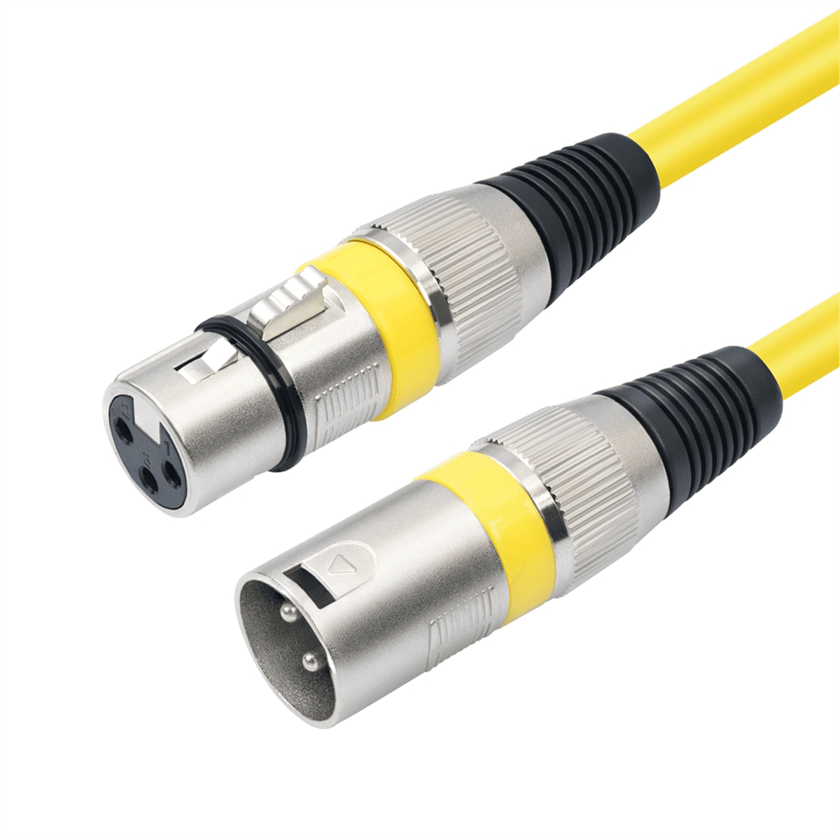 10 Pack 3Ft 3Pin XLR Male to Female XLR Microphone Cable Balanced XLR Cable for Mic Mixer, Recording Studio
