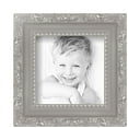 thumbnail image 2 of ArtToFrames 5" x 5" Classic Antique Silver Picture Frame, 5x5 inch Silver Wood Poster Frame (WOM-4926), 3 Pack, 2 of 6