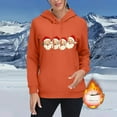 thumbnail image 5 of Kilaqueen Sherpa Fleece Lined Oversized Sweatshirt for Women Casual Xmas Graphic Christmas Sweatshirts Drawstring Pullover Blouses Holiday Tunic Tops, 5 of 8