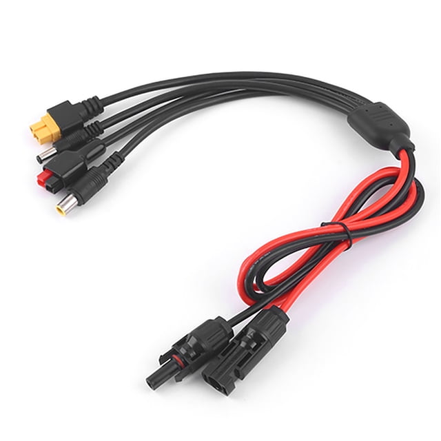 Cable De Extensión Del Panel Solar, Conexión Firme IP68 Impermeable XT60 Conector Hembra Cable Fotovoltaico DC5521 7909 Para Exteriores