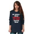thumbnail image 6 of Hockey Soccer Mom Fight Funny Sports Long Sleeve TShirt Men Women Brisco Brands 3X, 6 of 6