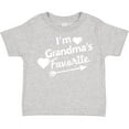 thumbnail image 3 of Inktastic I'm Grandma's Favorite with Arrow and Hearts Boys or Girls Toddler T-Shirt, 3 of 5