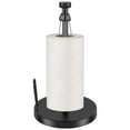 thumbnail image 2 of YOPTOP Countertop Paper Towel Holder Stainless Steel Paper Towel Holder Stand with Suction Cup Bottom Portable Vertical Roll Paper Towel Holder with Ratchet System One-Handed Tear for Kitchen Co, 2 of 11
