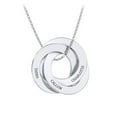 thumbnail image 1 of Engravable Interlocking Triple Ring Pendant, 1 of 6