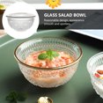 thumbnail image 4 of 1 Pce Bol Rétro en Verre Gaufré Bol de Service pour Aliments Bol à Dessert Exquis, 4 of 9