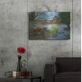 thumbnail image 7 of Luxe Metal Art 'Coffee on the Lakeshore' by Bigelow Illustrations, Metal Wall Art, 36"x24", 7 of 7