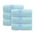 thumbnail image 1 of Bathroom Hand Towels Teal Designer Towels Washcloths for Bathroom Teal Towels Loft Towels 6PC Towel Absorbent Clean And Easy To Clean Absorbent Soft Suitable For Kitchen Bathroom Living Room, 1 of 4