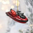 thumbnail image 7 of Custom Jet Ski Ornaments 2025 Jet Boat Ski Christmas Ornament Skiing Jet Boat Christmas Tree Ornament Gift for Watercraft Lovers Speed Boat Ornaments (JK5) - 3217 (Green), 7 of 7