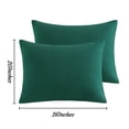 thumbnail image 3 of Ntbay Juego De 2 Fundas De Almohada Estándar, Paquete De 2 Fundas De Almohada De Microfibra Cepillada De 20 X 26 Pulgadas, Fundas De Almohada Suaves, Resistentes A Las Arrugas Y A Las Manchas, Color V, 3 of 5