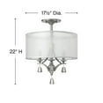 thumbnail image 3 of Fredrick Ramond Lighting - Mime-Three Light Semi-Flush Mount-17.5 Inches Wide by, 3 of 4