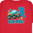 thumbnail image 4 of Inktastic 3rd Birthday Monster Truck Boys Long Sleeve Toddler T-Shirt, 4 of 5