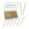 thumbnail image 1 of 330 horquillas rubias de 2,2 pulgadas para mujeres y niñas, pinzas para el cabello doradas con súper agarre con caja YINGFENG Horquillas antideslizantes reutilizables adecuadas para todo tipo de cabel, 1 of 5