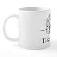 thumbnail image 2 of CafePress - T Rex Hates Pushups - 20 Oz White Ceramic Mega Mug, 2 of 5