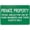 Warning Sign 2, variant on Private Property No Trespassing Authorized Personnel Only Warning Sign - 8"x12" Security Metal Sign for Business Office Road Street Home Yard Garden Wall, Restricted Area