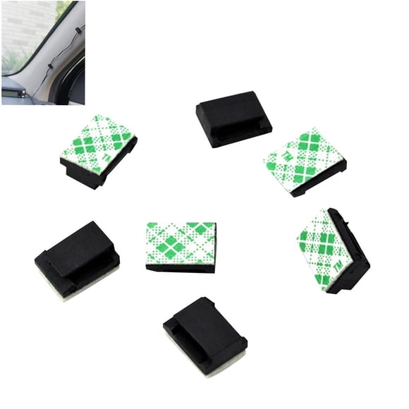 40 Pcs Câble de Données GPS pour Voiture SUV Clips Fixes Cordon Auto-Adhésif