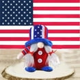 thumbnail image 2 of Lksixu Independence Day Faceless Gnomes Doll, American Star & Stripe Patriotic Gnomes with Knitted Top Hat Stuffed Toy 4th of July Dwarf Table Ornaments Handmade Swedish Tomte Gifts for Presidents Day, 2 of 8