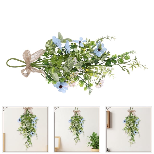 COSMOBETTY Guirnalda Colgante De Flores Artificiales Con Moño Para Ambiente Fresco Y Estilo Farmhouse