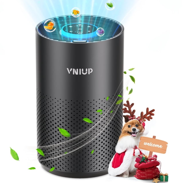 Purificador de aire VNIUP H14 True HEPA 360° para 75 m² con fragancia