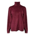 thumbnail image 3 of Vedolay Womens Fall Tops Women's Casual Sweaters Long Sleeve Crew Neck Ribbed Knit Pullover Tops, 3XL, 3 of 4