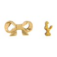 thumbnail image 1 of Tirador de mueble con lazo de latón, figura de pollo coleccionable, estatua de resina, ideal para regalar o decorar el hogar., 1 of 8