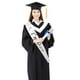 thumbnail image 3 of KAKOWELY 1 juego de banda y corona de graduación para suministros de fiesta de graduación, tiara de satén con brillantes diamantes de imitación para celebración de graduación., 3 of 5