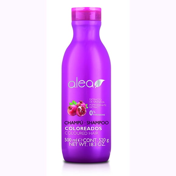 Alea Shampoo Para Cabello Teñido Granada 500ml Libre de Sulfatos y Parabenos Salerm Alea shampoo