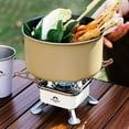 thumbnail image 4 of Fiudx Estufa Portátil, Cocina de Camping Resistente a Altas Temperaturas, Horno Plegable con Soporte Resistente, Barbacoa Control de Llama de Bajo Consumo, Uso En Exteriores, Ideal para Campistas, In, 4 of 6