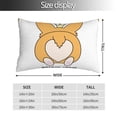 thumbnail image 2 of Pofeuu Prince Corgi Dog Print Polyester Microfiber Plush Pillowcases, Super Soft and Cozy Pillow Case Covers with Envelop Closure（Pillow core not included）-20"x30", 2 of 6