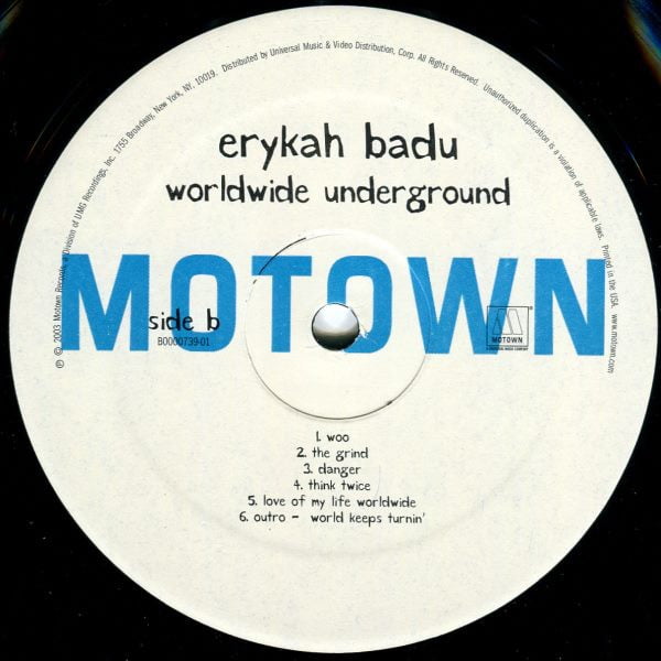 Erykah Badu - Worldwide Underground - -