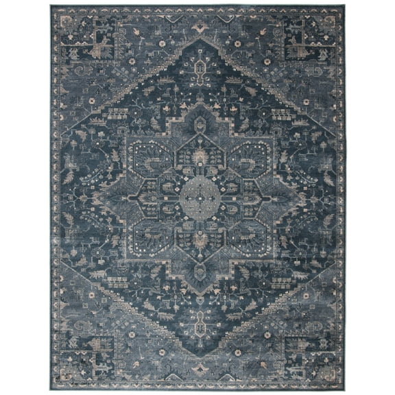 SAFAVIEH Vintage VTG875-7330 Lt Blue /Dark Blue Rug