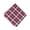 red, variant on bar III Mens Merrit Check Pocket Square, Red, One Size
