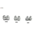 thumbnail image 2 of Inline Fuel Filter High Flow Turbo 40 Micron Mount AN6 AN8 AN10 Universal Silver Inline Fuel Filter High Flow Turbo 40 Micron Mount AN6 AN8 AN10 Universal Silver, 2 of 3