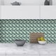 thumbnail image 2 of Azulejo De Cristal De Mosaico Verde Retro 3D Pegatina Peel And Stick Backsplash Azulejo Para Cocina Hogar Boutique Scienceny HA019618-00, 2 of 7