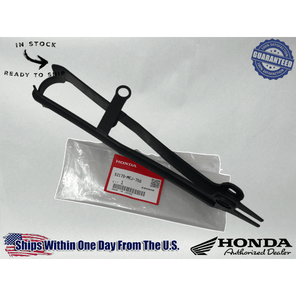 Honda Genuine OEM 02-03 CBR954RR Ft Swing Arm Chain Slider 52170-MCJ-750