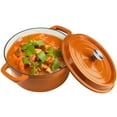 thumbnail image 6 of Hawsaiy 6.5 QT Enameled Cast Iron Dutch Oven with Lid, Nonstick Cookware for Baking, Roasting, Braising & Cooking, Dual Handles, Orange, 6 of 10