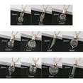 thumbnail image 6 of Hyasfey DIY Necklace Clear Openable Refillable Leakproof Smooth Decorative Gift Men Women Glass Bottle Pendant Necklace Jewelry Fashion Accessory, 6 of 8