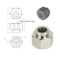 thumbnail image 2 of 20 piezas de tuerca excéntrica de 5 mm para rueda en V, espaciadores excéntricos de acero inoxidable, espaciador excéntrico de orificio excéntrico, accesorios para impresora 3D, 2 of 5